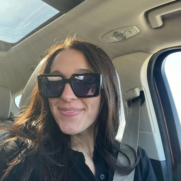 Prada Tortoiseshell Sunglasses with Purple Accents - Picture 4 of 4